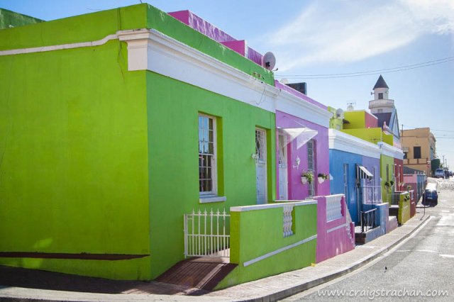 Colourful houses on Bo-kaap